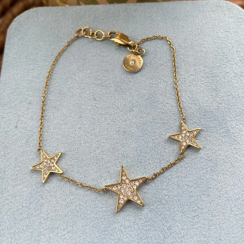 SOLD! ๐ Michael Kors Gold Stars Bracelet ๐ - Picture 4 of 4